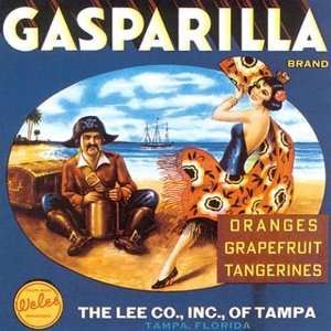  GASPARILLA ORANGES GRAPEFRUIT TANGERINES FLORIDA PIRATE 