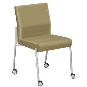   Uptown Guest Chair with Casters in Standard Fabric