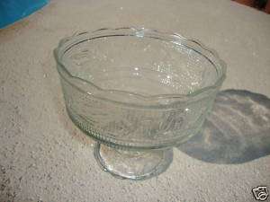 BRODY CO M600 CLEAR CANDY DISH MILK VASE VINTAGE  