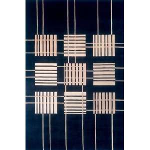  Momeni New Wave Black Geometric Stripes Contemporary 36 