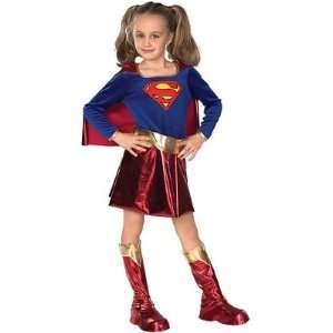  Girls Super Girl Costume Plus Size 10.5 12.5 Toys & Games