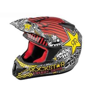  Answer Racing Comet Graphic ATV Sport Helmet. Rockstar 