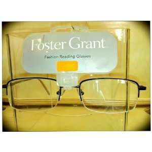 Foster Grant Semi Rimless Reading Glasses 2.25 Strength with Spring 