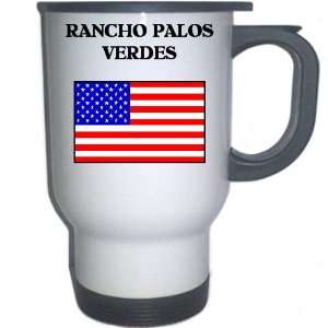 US Flag   Rancho Palos Verdes, California (CA) White Stainless Steel 