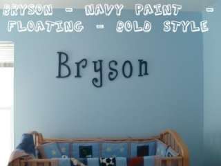 LARGE 10 PERSONALIZED WOODEN WALL LETTERS CUSTOM PAINTED BABY NURSERY 