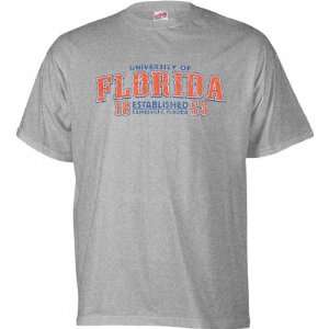  Florida Gators Grey Established Date Cube T Shirt Sports 