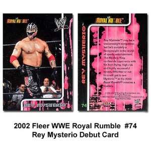  Fleer Royal Rumble Rey Mysterio Wwe Debut Card