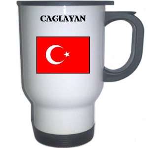  Turkey   CAGLAYAN White Stainless Steel Mug Everything 