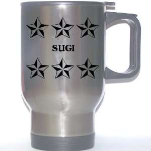  Personal Name Gift   SUGI Stainless Steel Mug (black 