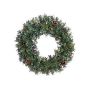  30 Sugen Pine Wreath x190 w/Cone Green Mixed (Pack of 3 