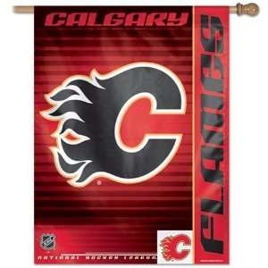 Calgary Flames Flag   Vertical 27X37 Outdoor House Flag