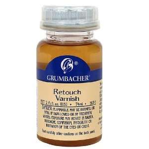  Grumbacher Retouch Varnish 2 1/2 oz. bottle