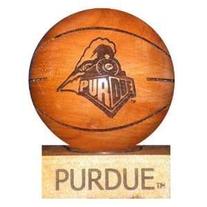   Purdue Boilermakers Laser Engraved Wood Basketball