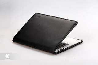 GGMM New Black Leather briefcase for 11 Mac Book Air  
