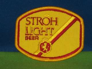 STROH LIGHT Beer 3.5 Embroidery Logo Sew/Iron on Patch  