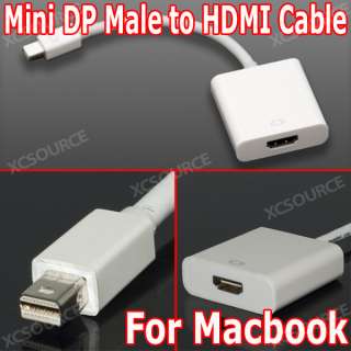 Mini Display Port to HDMI HD TV Cable Lead Adapter DP For Apple Mac 