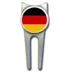 Germany flag golf divot tool