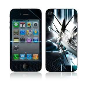   Apple iPhone 4G Decal Vinyl Skin   Abstract Tech City 