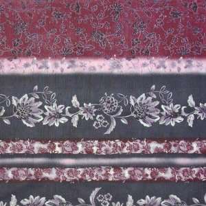  60 Wide Stretch Mesh Lily Wine/Plum Fabric By The Yard 