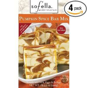 Sof Ella Pumpkin Spice Bar Mix, 19.3 Ounce (Pack of 4)  