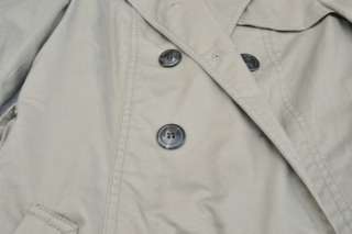 2011Woman ZARA Stradivarius Casual Dark Khaki Thick Cotton Coat Jacket 