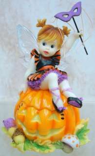 KITCHEN FAIRIES Scary Fairie Pumpkin ENESCO 4018041  