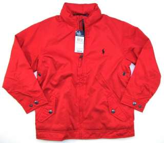 NWT Polo RALPH LAUREN Boy Jacket Red 6 / EUR 116 122  