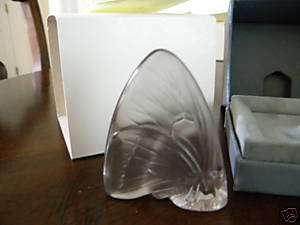 Lalique Butterfly, non enameled, lilac. Retired.  
