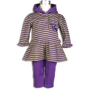  Le Top Newborn Girls Purple Halloween Striped Witch Outfit 