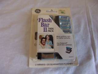 POLAROID *GE Flash Bar II* SX 70 Flashbar TwinPack NEW  