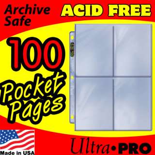 POCKET PAGES ULTRA PRO WITH DISPLAY BOXES   100    