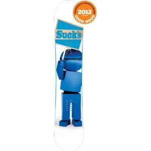  Stepchild Powder Sucks 155cm Mid Wide 2012 Snowboard 