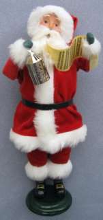 Byers Choice Caroler Santa with Lantern & List NEW  