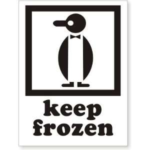  Keep Frozen Coated Paper Label, 6 x 4