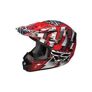   RACING YOUTH KINETIC DASH HELMET (LARGE) (RED/WHITE/BLACK) Automotive