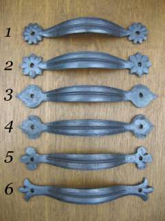 spanish revival hardware iron cabinet / drawer pull HPx  