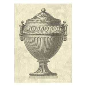  Crackled Empire Urn II Giclee Poster Print by Vision 