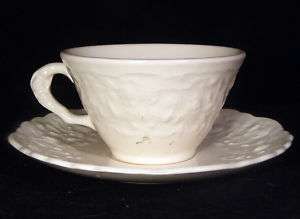 Steubenville Pottery ROSE POINT Cup & Saucers VINTAGE  