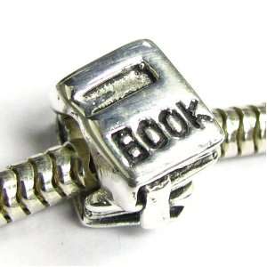  (Free S/H) Sterling Silver Student Book Reader Bead For Pandora 