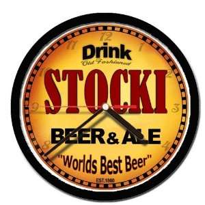  STOCKI beer and ale cerveza wall clock 
