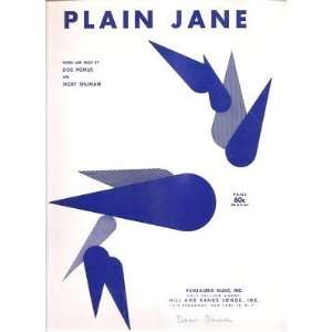  Sheet Music Plain Jane Doc Pomus Mort Shuman 167 