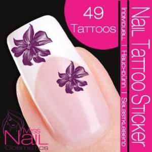  Nail Tattoo Sticker Blossom / Flower   berry Beauty