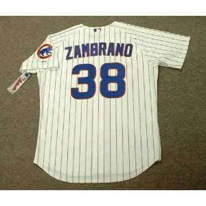 CARLOS ZAMBRANO Chicago Cubs AUTHENTIC Majestic Home Baseball Jersey