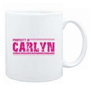  New  Property Of Carlyn Retro  Mug Name