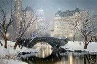 Twilight in Central Park, Rod Chase Canvas New York  
