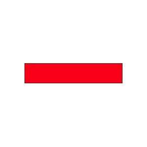  BLANK RED Plastic Barricade Tape 1000 3 mil (Roll)