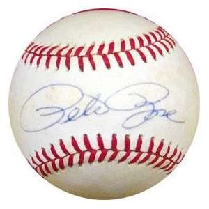 Pete Rose Autographed Baseball   Autographed Baseballs  