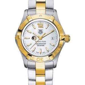  Florida State Womens TAG Heuer Two Tone Aquaracer Watch 
