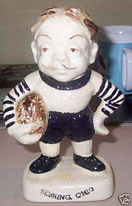 1950s Old Time Football Player Stanford Pottery Bank  