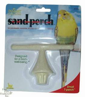 JW Pet Insight Sand Perch T Perch for Parakeets, Canar  